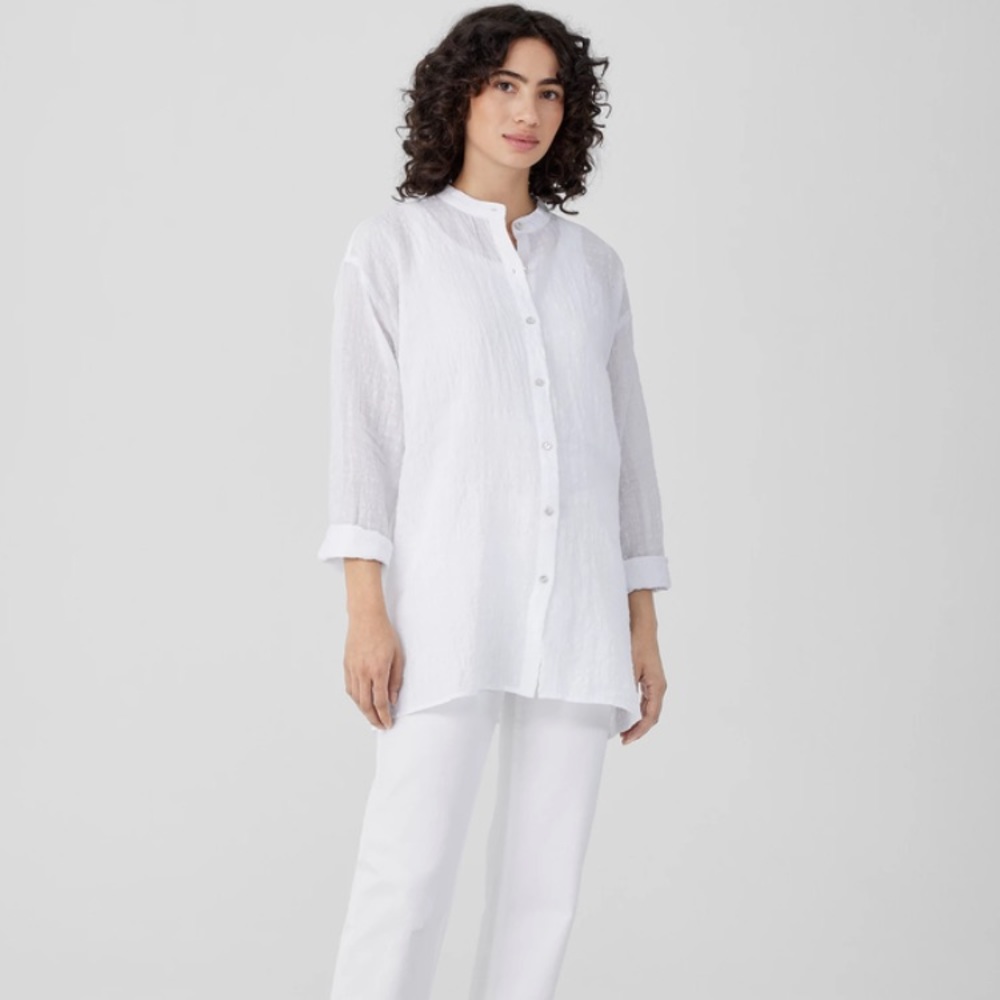 Eileen Fisher organic linen top